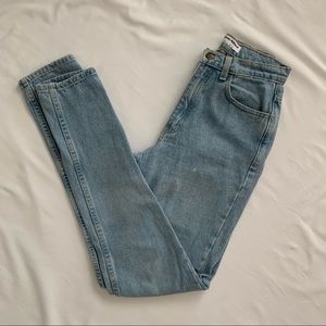 High waisted american apparel mom jeans size 25
